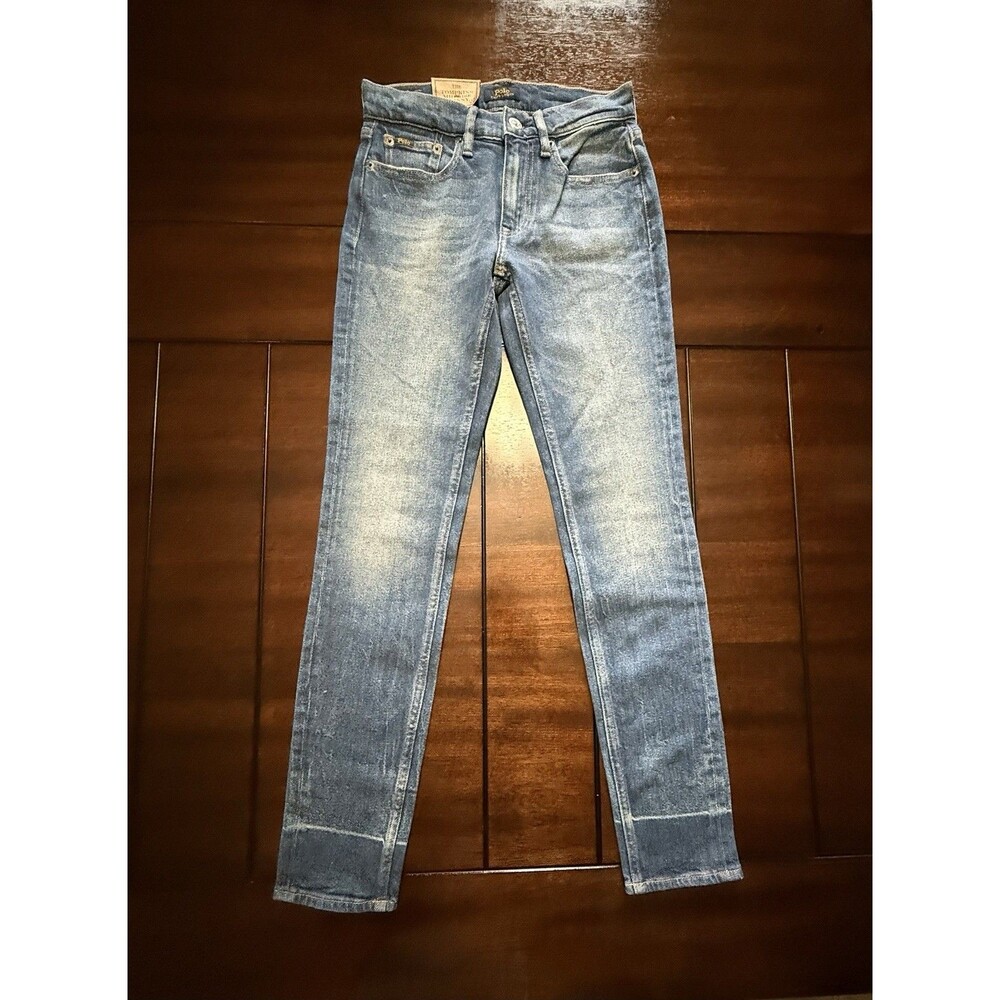 🔥🧸Polo by Ralph Lauren Women's Size 25/29 Tompkins Skinny Jeans NEW NWT